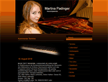 Tablet Screenshot of martinapadinger.com